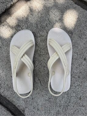 Women's Flojo x Clare V Ivory Sandals